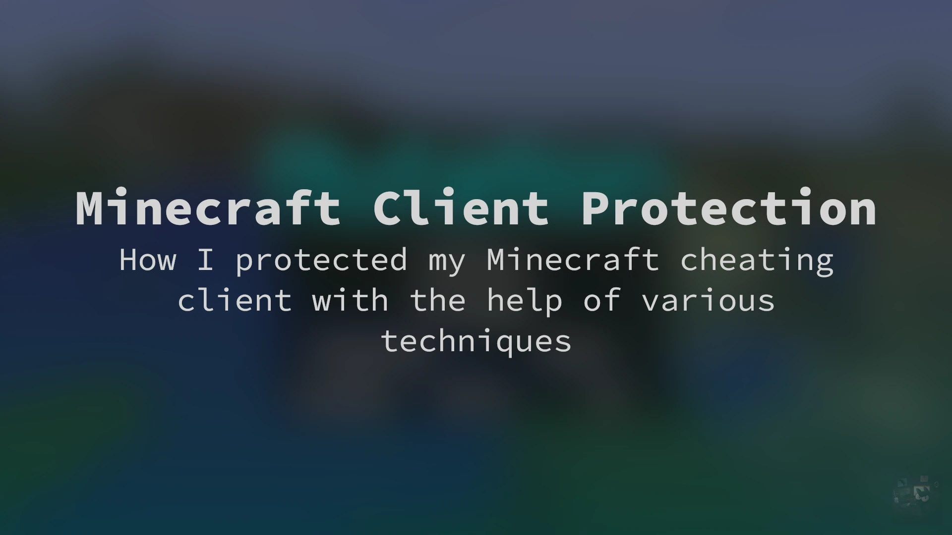 How I protected my Minecraft cheating client post banner